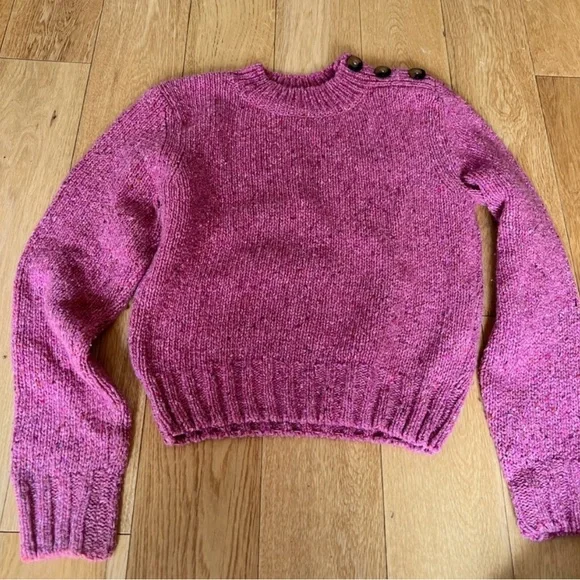 Doen Kaia Knit Sweaterin Rhubarb S - Picture 3 of 5